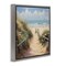 Stupell Industries Sandy Path to Beach Framed Floater Canvas Wall Art
